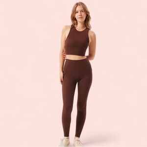 Girlfriend Collective Brown Leggings